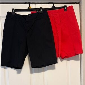 Ann Taylor Pink and Dockers Navy Women's Shorts Bermudas